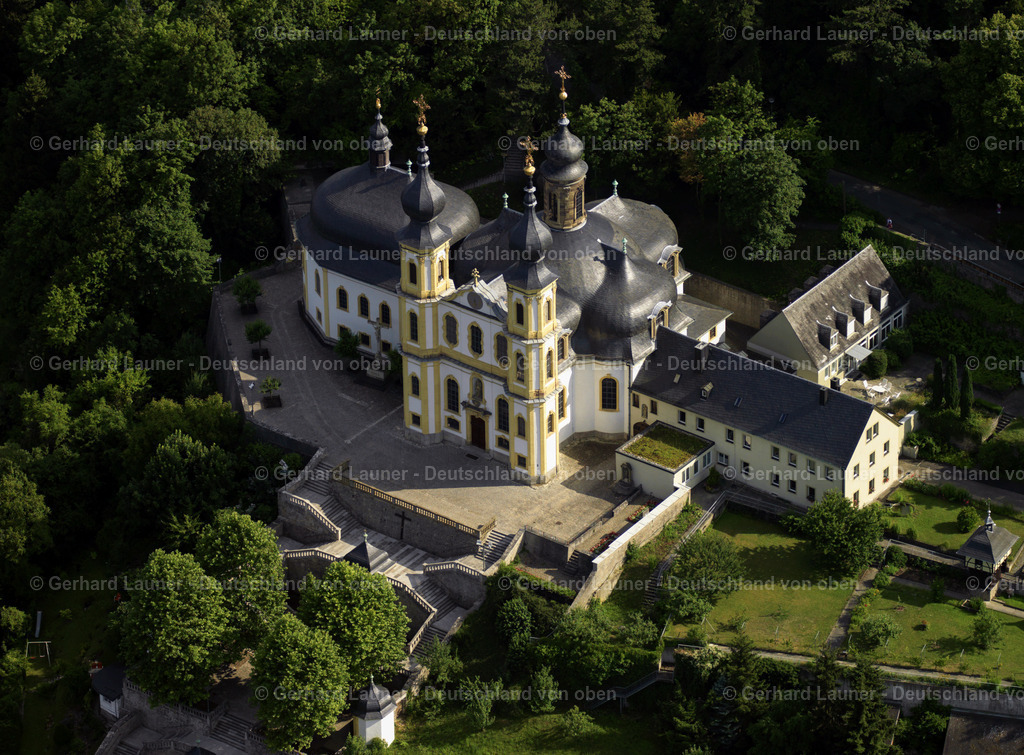 9200828 | Wallfahrtskirche Käppele, monumentale Kirche aus dem 18.Jahrhundert, Würzburg