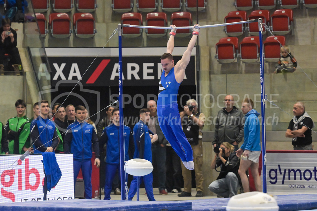Schweizer Meisterschaften Kunstturnen Mannschaften Männer (A) - 22. November 2025 | Schweizer Meisterschaften Kunstturnen Mannschaften Männer (A)AXA Arena, WinterthurBild: Sportfotografie Markus Aeschimann | www.markus-aeschimann.ch - Realisiert mit Pictrs.com
