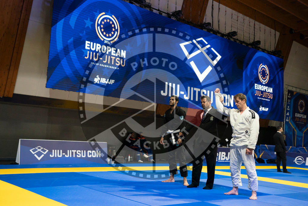 20240119PBB1177 | Fighters compete during the IBJJF European Championship in Paris, France, on January 19, 2024.