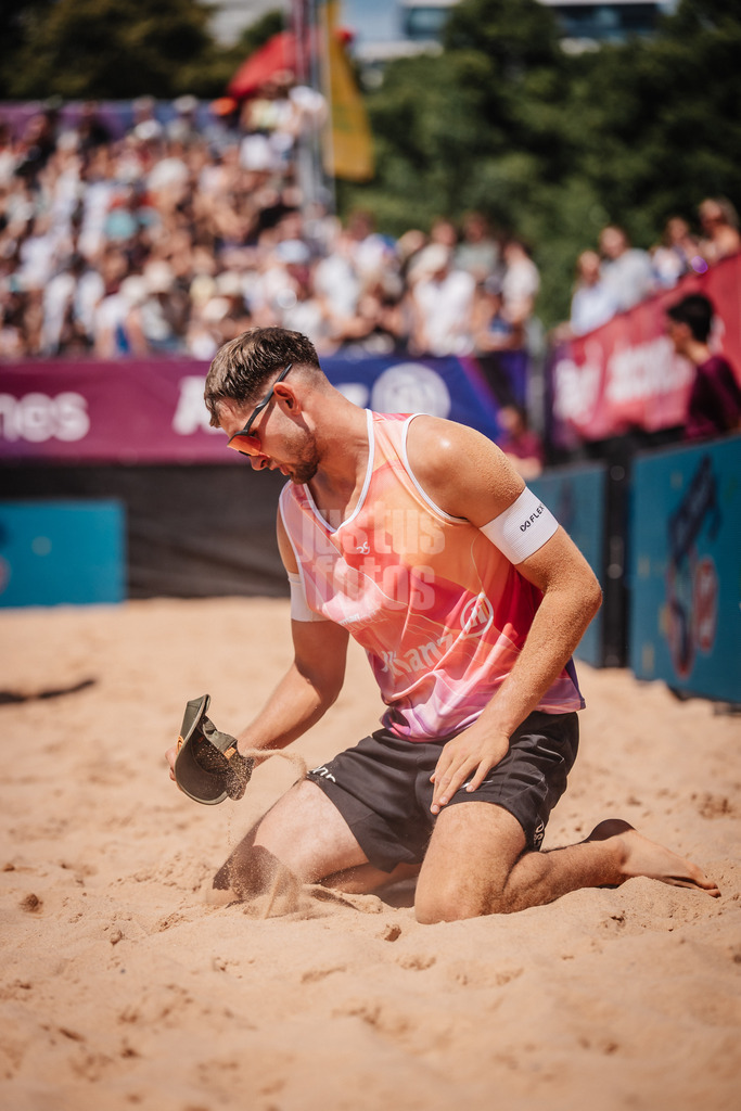 Beachvolleyball | Männer | Allianz German Beach Tour 2025 | Tourstop München | 12.07.2025 | Benedikt Sagstetter