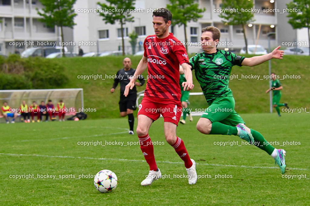 SC Landskron vs. SV St. Jakob  | #4 Sebastian Kaiser SV St. Jakob, #7 Markus Ulbing SC Landskron, SC Landskron vs. SV St. Jakob , SC Landskron vs. SV St. Jakob  am 16.05.2024 in Villach (Sportpark Landskron), Austria, (Photo by Bernd Stefan)