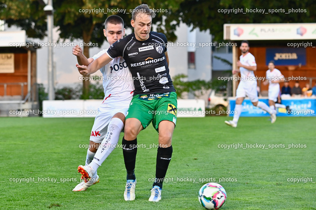 SAK Klagenfurt vs. FC Gleisdorf 09 2.9.2022 | #23 Marko Mitrovic, #29 Christian Berger,