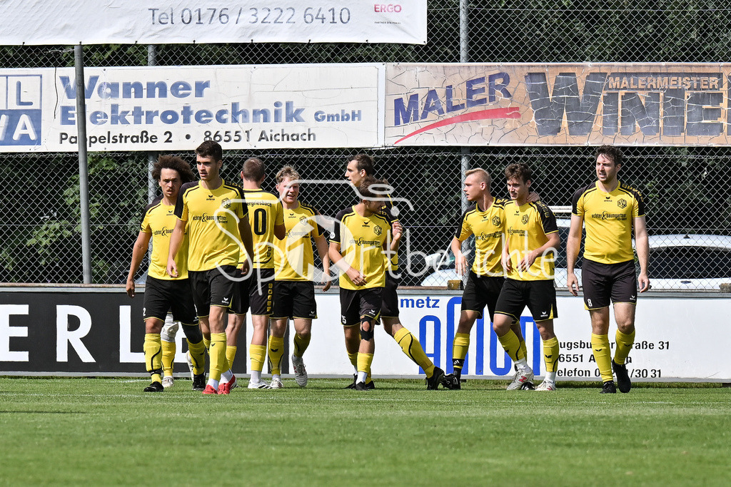 VfL Ecknach II - SV Obergriesbach | Jubel nach 0-1, SV Obergriesbach 15
