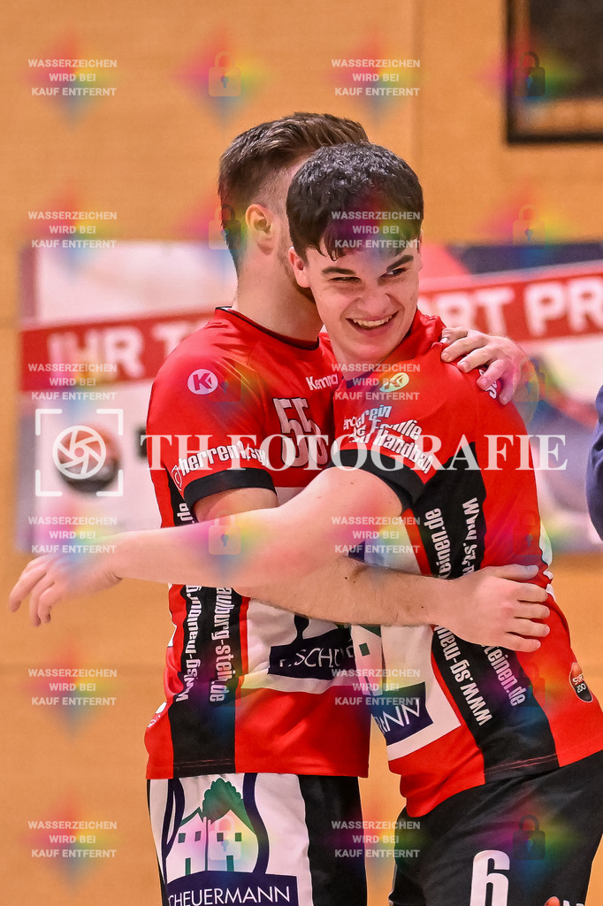 GER, SG Maulburg/Steinen - SG Walkirch/Denzlingen, Handball, Landesliga, 25. Spieltag, Saison 2023/2024, 27.04.2024 | Sean Hes (SG Maulburg/Steinen, #55), Paul Fuechsel (SG Maulburg/Steinen, #06)

GER, SG Maulburg/Steinen - SG Walkirch/Denzlingen, Handball, Landesliga, 25. Spieltag, Saison 2023/2024, 27.04.2024

Foto: TH Fotografie/Thomas Hess