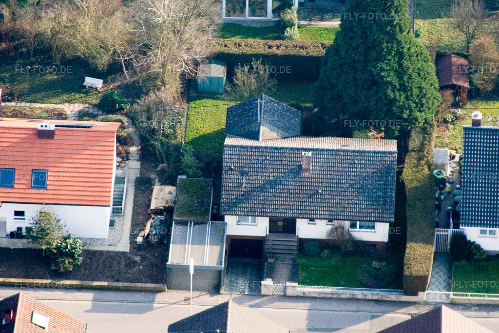 Luftbild: Zeppelinstr in Kandel im Bundesland Rheinland-Pfalz in Deutschland. Foto: IMG_5355.jpg vom 18.02.2007 durch Werner Riehm/FLY-FOTO.de