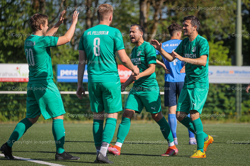 BQ3I8770 | 03.06.2023; Kreisoberliga West; Kunstrasenplatz Fellerdilln; VfL Fellerdilln - VfB Asslar; Ergebnis: 4:1 (3:1)