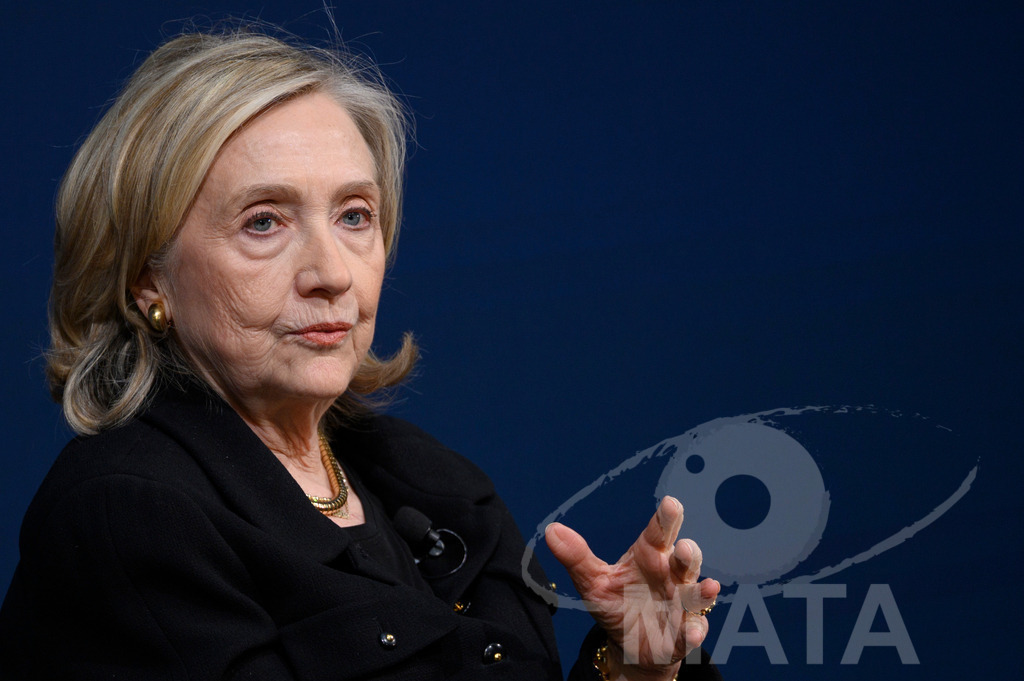 _DWI2907 | Die US-Politikerin Hillary Clinton auf der Veranstaltung Bridging Scholarship and Statecraft im Rahmen der Münchner Sicherheitskonferenz 2026. München, 13.02.2026 Bayern Deutschland  - Realisiert mit Pictrs.com