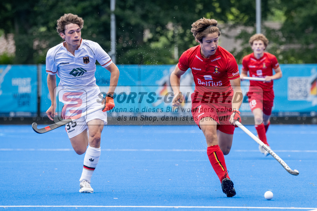 SFE_20230716_0305 | EuroHockey EM U18 Boys Final Belgium vs Germany am 16.07.2023 in Krefeld (Gerd-Wellen-Hockeyanlage), Photo: Stephan Fehrmann 2023 (Sports-Gallery)