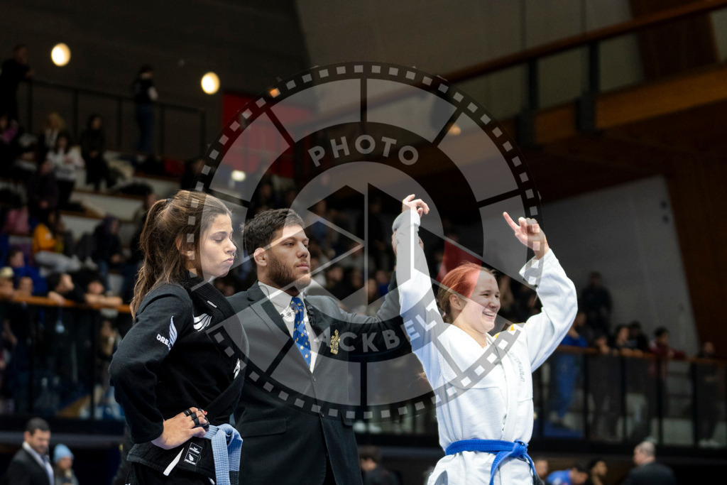 20240121PBB5213 | Fighters compete during the second day of the IBJJF European Championship in Paris, France, on January 21, 2024.