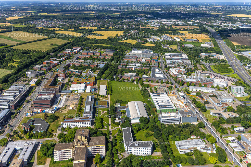 Dortmund240700563 | Luftbild, TU Technische Universität Dortmund TZDO Technologiezentrum Dortmund, Gesamtübersicht, Eichlinghofen, Dortmund, Ruhrgebiet, Nordrhein-Westfalen, Deutschland