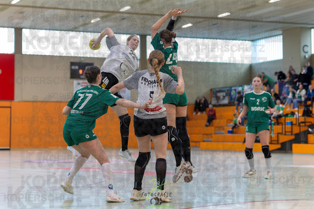 Jugendbundesliga wJA, Pokalrunde, HSG Kleenheim/Langgöns - Frisch Auf Göppingen | Jugendbundesliga wJA, Pokalrunde, HSG Kleenheim/Langgöns - Frisch Auf Göppingen am 28.02.2026 in Oberkleen (Weidig-Halle)Photo © 2026 - Jörg Heinrich - Realisiert mit Pictrs.com