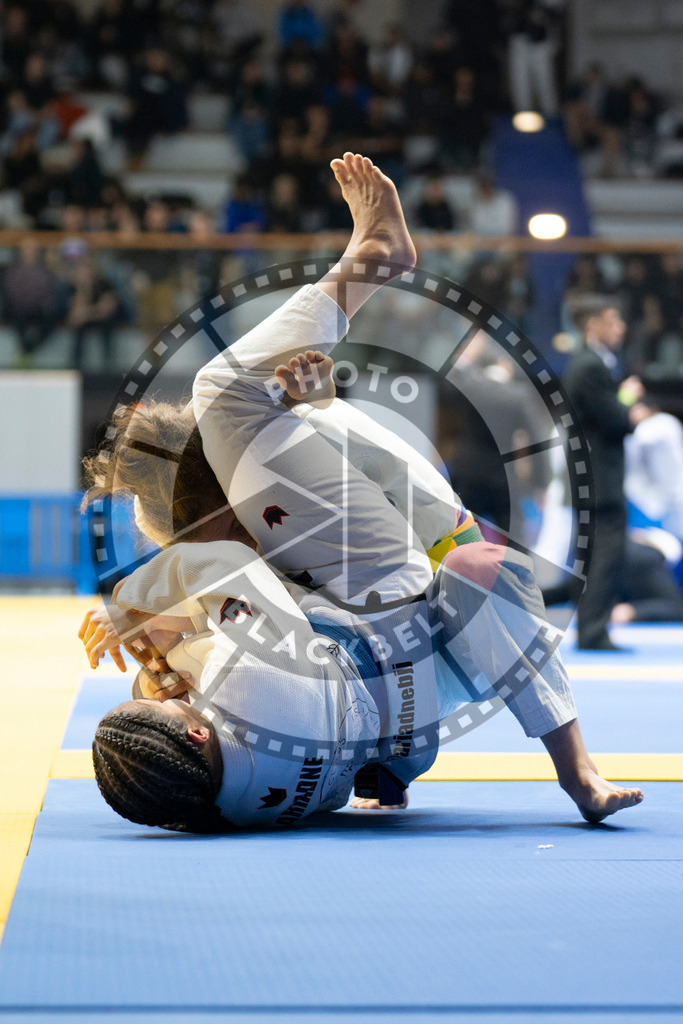 20240119PBB2177 | Fighters compete during the IBJJF European Championship in Paris, France, on January 19, 2024.