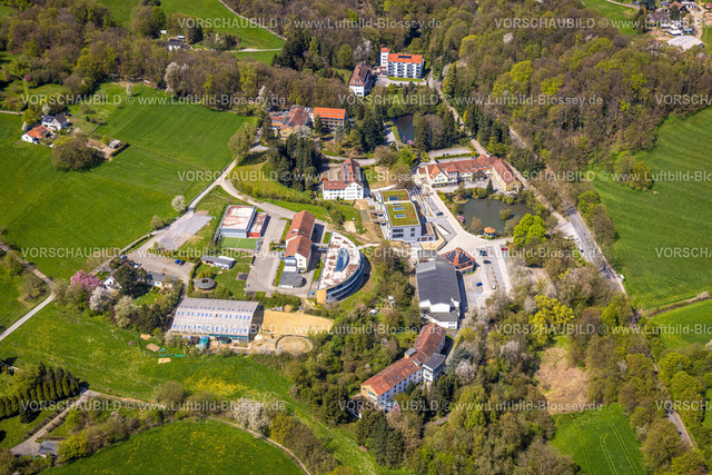 Velbert230407254Langenberg | Luftbild, Gemeinde Bleibergquelle, Diakonissen-Mutterhaus, Christliche Gesamtschule Bleibergquelle, Berufskolleg Bleibergquelle, Bleiberg, Velbert, Ruhrgebiet, Nordrhein-Westfalen, Deutschland