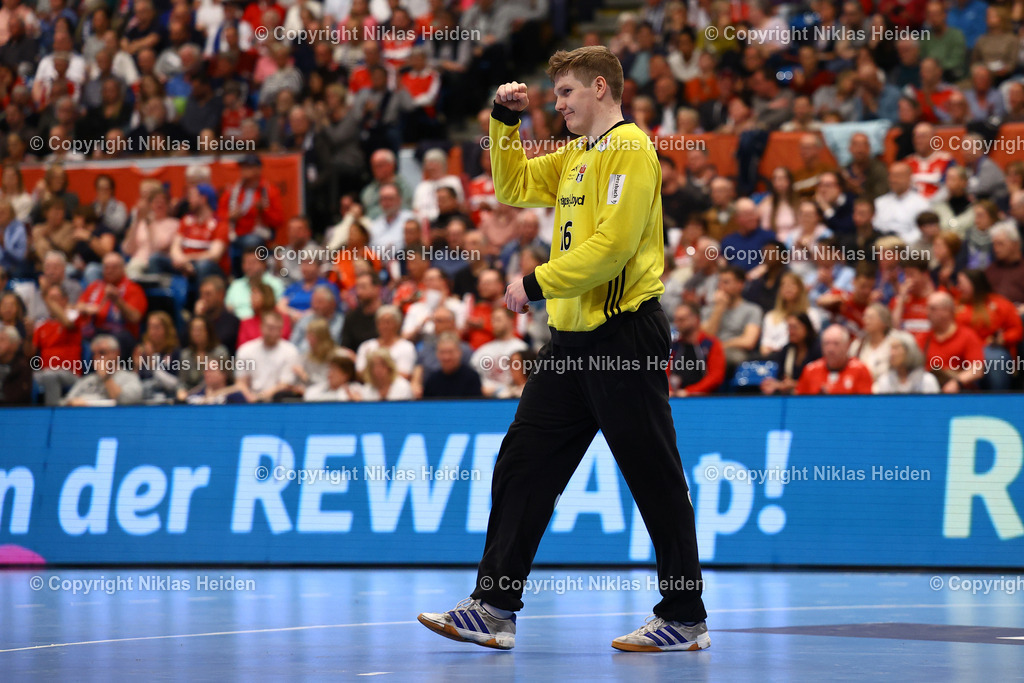 NH_HandballSportVereinHamburg_1VfLPotsdam_HandballBundesliga_03042025 | #16 Robin Paulsen Haug (HSV Hamburg)Handball I Herren I Bundesliga (Daikin HBL) I Saison 2024-2025 I 25. Spieltag I HSV Hamburg - 1. VfL Potsdam I 03.04.2025 I Sporthalle Hamburg
