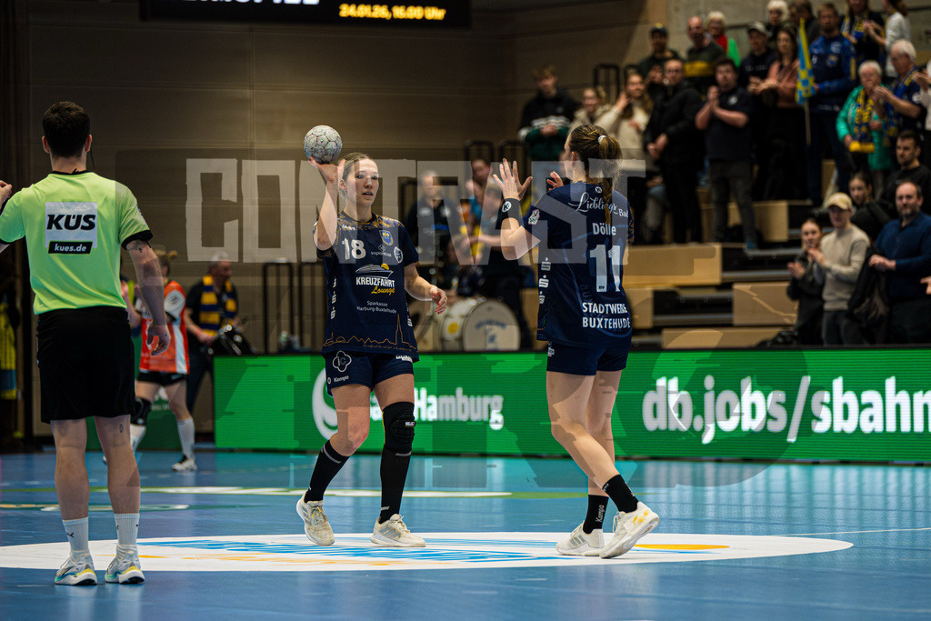 Handball I Frauen I Saison 2025-2026 I Bundesliga I Buxtehuder SV - HSG Blomberg-Lippe | CONTRAST ZERØ MEDIA - Realisiert mit Pictrs.com