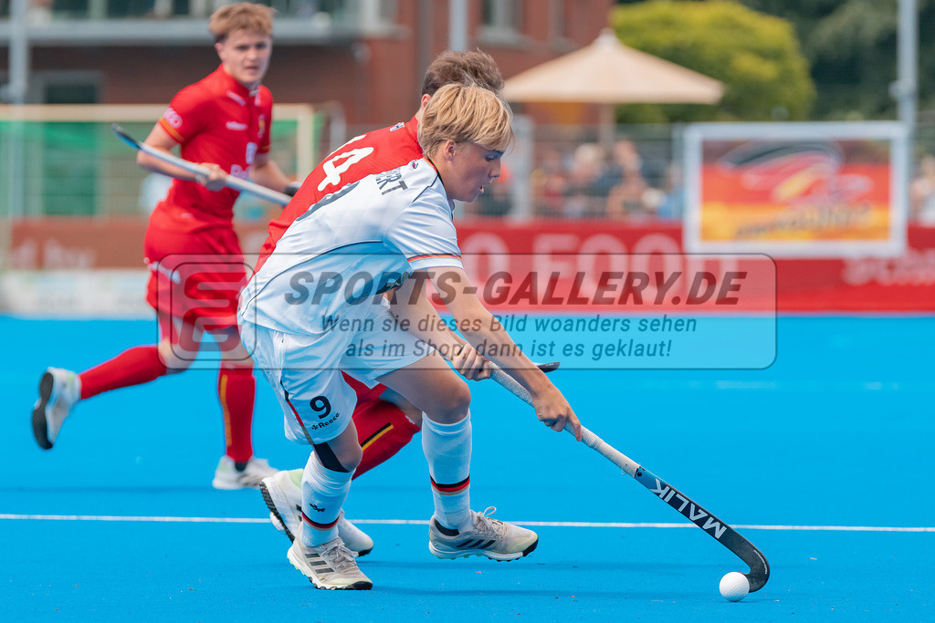 HK_20230716_102883 | Euro Hockey MU18 Boys Finale Belgium vs Germany Championship Girls &amp; Boys am 16.7.2023 CHTC , Krefeld ,