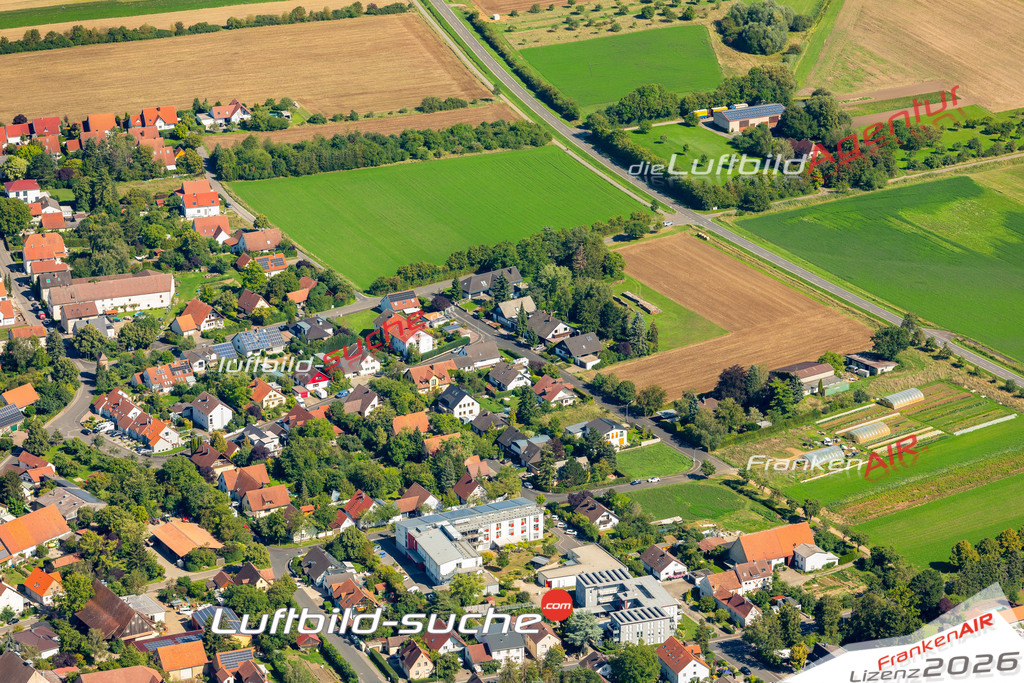 Das Luftbild zeigt :  Schwebheim - Die Luftaufnahme wurde 2023 vom UL-Flugzeug aus erstellt ( keine Drohne ) - Hochauflösende Luftaufnahme - Für grossformatige Ausdrucke geeignet. Die Geschenkidee !Mit Lizenz und Bildrechte bestellbar