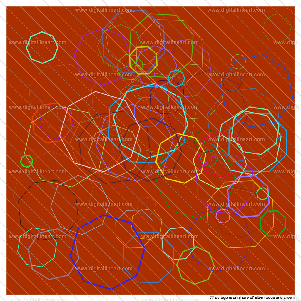 77-octagons-shore-of-silent-aqua-and-cream | digitallineart - Realisiert mit Pictrs.com