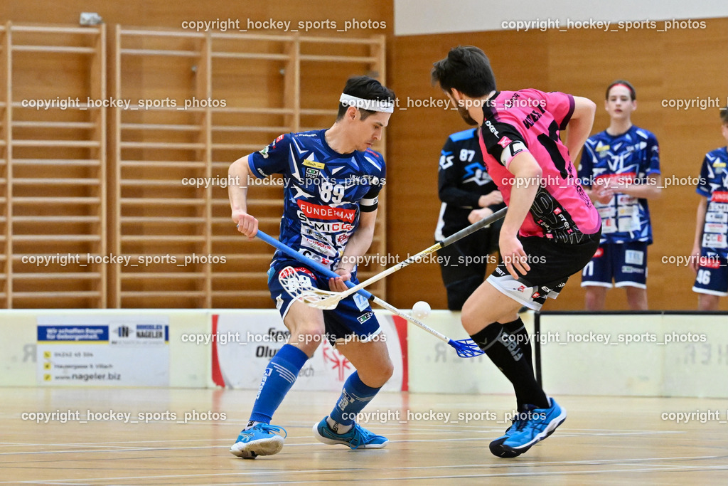 VSV Unihockey vs. Wiener Floorballferein 6.4.2024 | #89 Robert Rauter VSV Unihockey, VSV Unihockey vs. Wiener Floorballferein 6.4.2024, VSV Unihockey vs. Wiener Floorballferein  am 06.04.2024 in Villach (Ballspielhalle St. Martin), Austria, (Photo by Bernd Stefan)