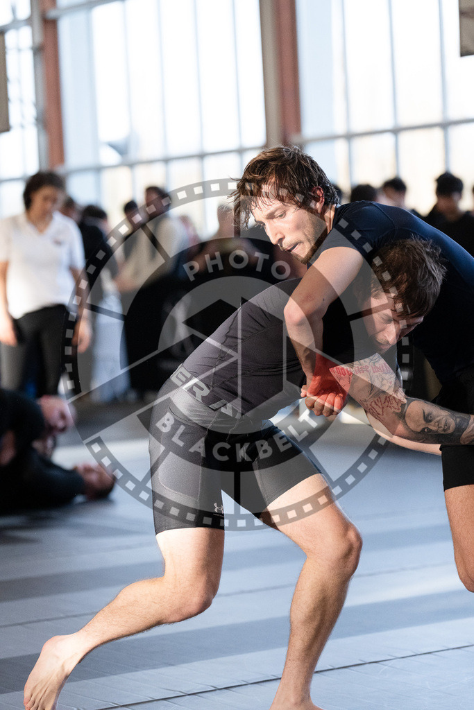 20251129PBB7017 | Fighters compete during the luta livre competition ILLCS XI winter edition on November 29, 2025 in Hannover, Germany.