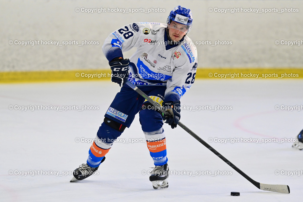1. EHC Althofen vs. ESC Sparkasse Steindorf  | #28 Bacher Stefan ESC Steindorf, 1. EHC Althofen vs. ESC Sparkasse Steindorf , 1. EHC Althofen vs. ESC Sparkasse Steindorf  am 08.03.2026 in Althofen (Stadthalle Althofen), Austria, (Photo by Bernd Stefan)