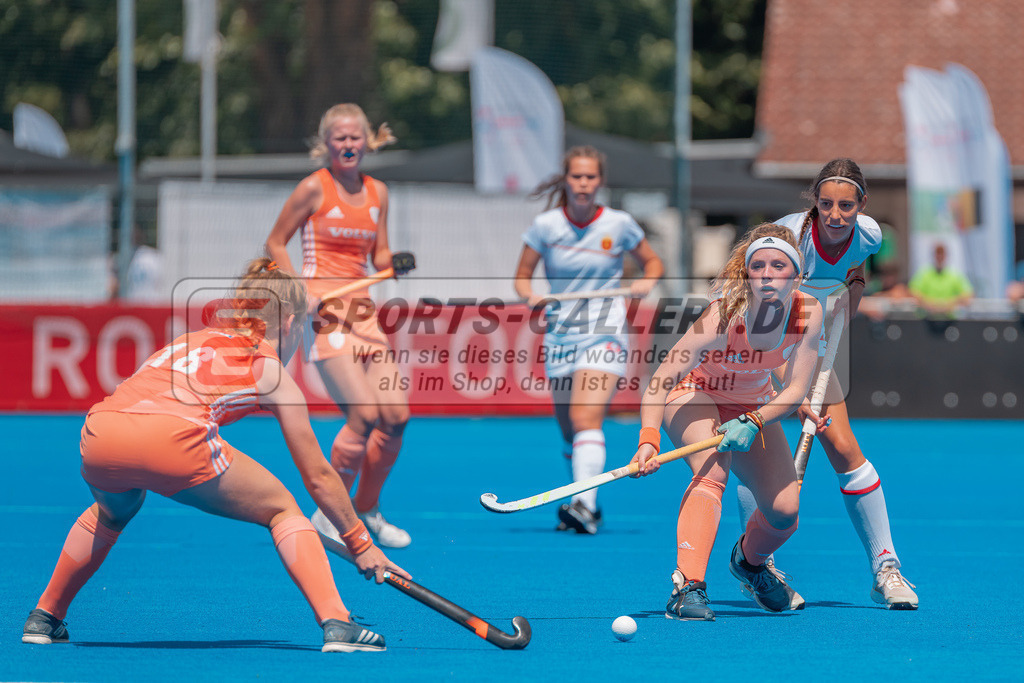HK_20230711_101080 | Euro Hockey WU18 Spain vs Netherlands Championship Girls &amp; Boys am 11.7.2023 CHTC , Krefeld ,