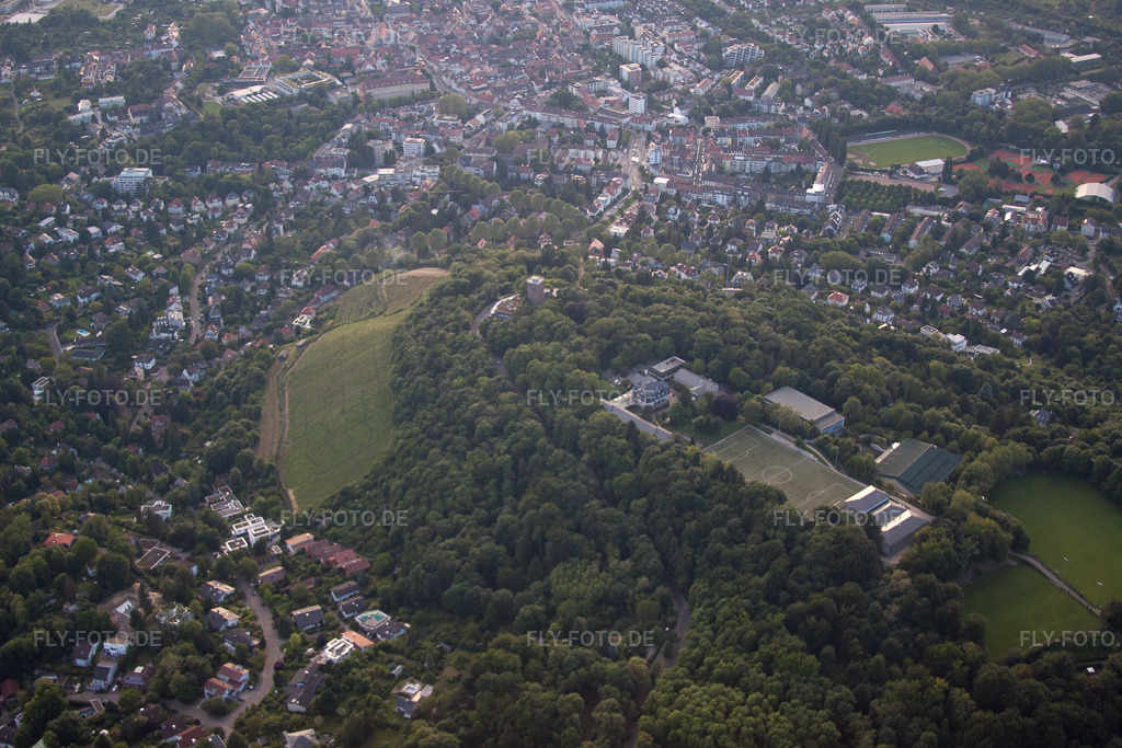 Luftbild: Ortsansicht im Ortsteil Durlach in Karlsruhe im Bundesland Baden-Württemberg in Deutschland. Foto: IMG_57864.jpg vom 14.06.2013 durch Werner Riehm/FLY-FOTO.de