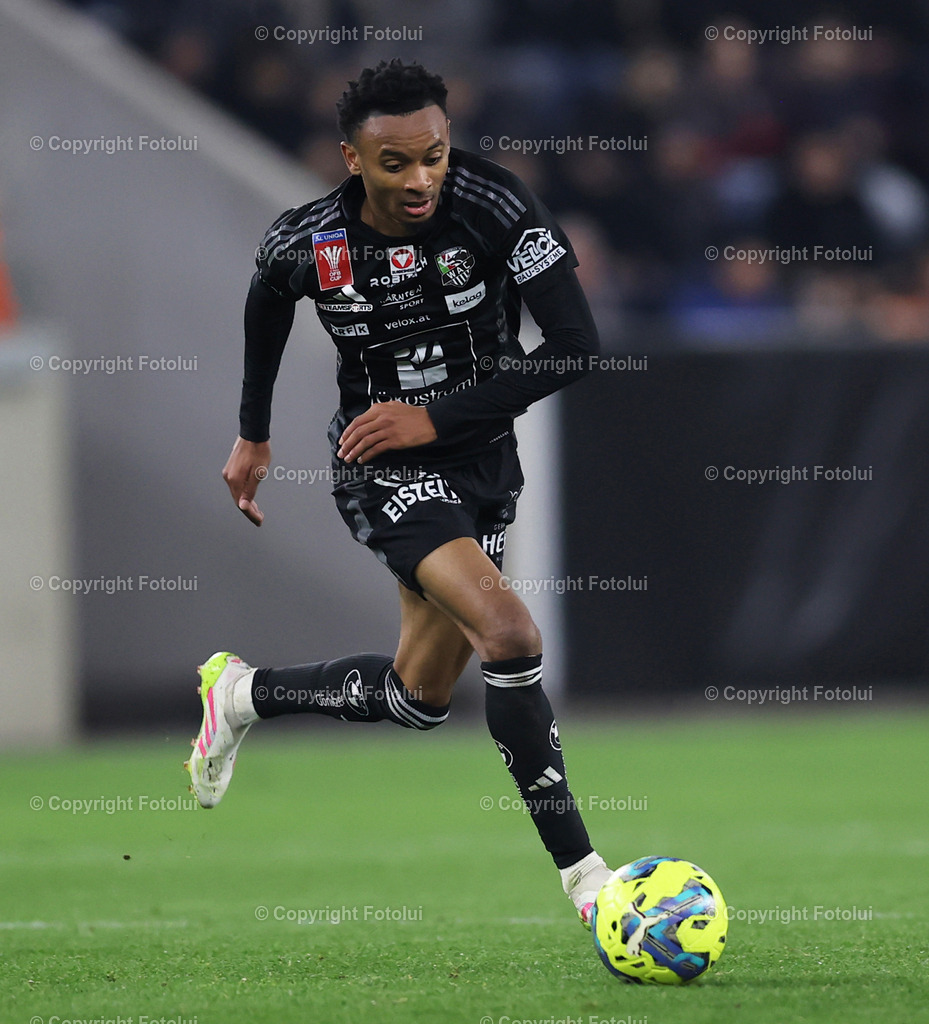 A_LUI_02042025_22 | SPORT FUSS OEFB-CUP HALBFINALE LASK -WAC 02.04.2025 IM BILD:THIERNO BALLO (WAC)  FOTO:FOTOLUI/MW