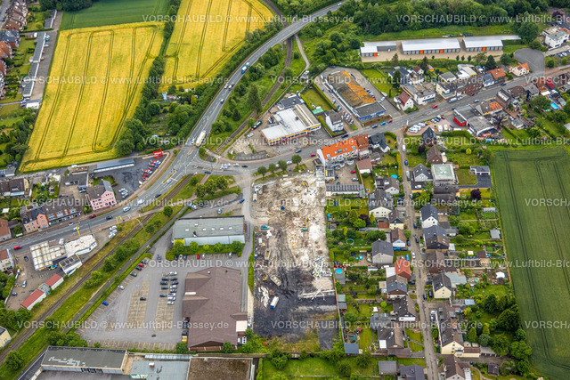 Hamm220604147 | Luftbild, Lidl Baustelle Werler Straße auf dem Gelände des ehemaligen Autohauses Grewe, hinter dem Aldi Supermarkt, Mitte, Hamm, Ruhrgebiet, Nordrhein-Westfalen, Deutschland