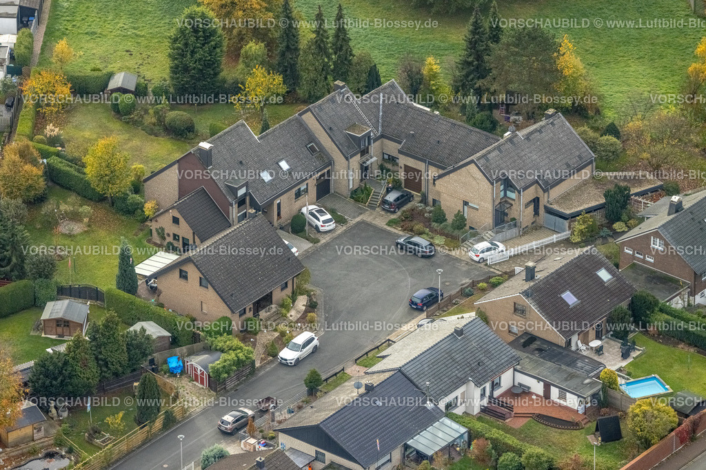 Hamm221012193 | Luftbild, Wohnsiedlung Wohnhäuser Kiefernweg, Herringen, Hamm, Ruhrgebiet, Nordrhein-Westfalen, Deutschland