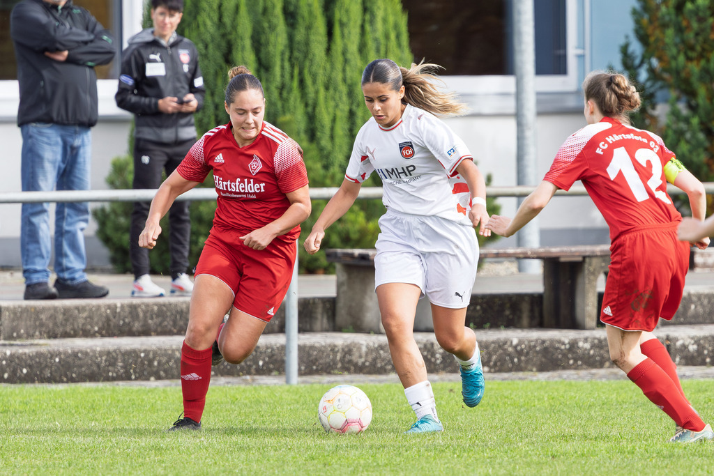 HÄRFCH_250914_9545 | FC Härtsfeld 03 vs. 1.FC Heidenheim 1846 II, Fußball, Frauen, Bezirksliga, 2025/2026, 1. Spieltag, 14.09.2025 in Dischingen(Foto: Michael Bulling) - Realisiert mit Pictrs.com