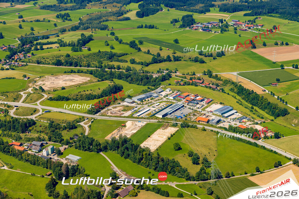 Luftaufnahme von  Habach - Die Luftaufnahme wurde 2025 vom UL-Flugzeug heraus erstellt ( keine Drohne ) - Hochauflösende Luftaufnahme - für professionelle Ausdrucke geeignet. Die Geschenkidee !Mit Lizenz und Bildrechte bestellbar