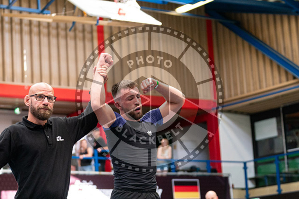 20230826PBB53932 | Fighters compete during the AJP INTLPRO BJJ and grappling competition in Hamburg, Germany, on August 26 2023.