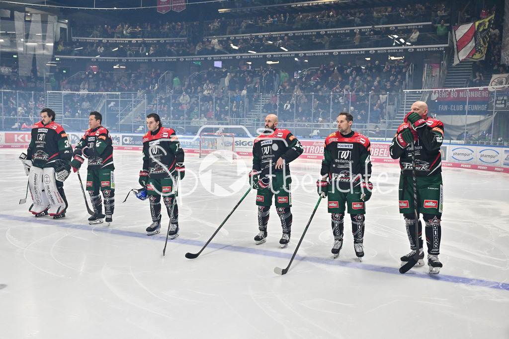Augsburger Panther - Nürnberg Ice Tigers | Die Starting Six der Augsburger / DEL: Augsburger Panther - Nuernberg Ice Tigers, Curt Frenzel Stadion am 03.01.2025