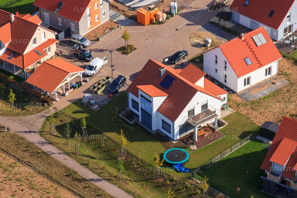 Luftbild: Unteres Rappenfeld im Ortsteil Mörlheim in Landau im Bundesland Rheinland-Pfalz in Deutschland. Foto: IMG_45475.jpg vom 24.09.2011 durch Werner Riehm/FLY-FOTO.de