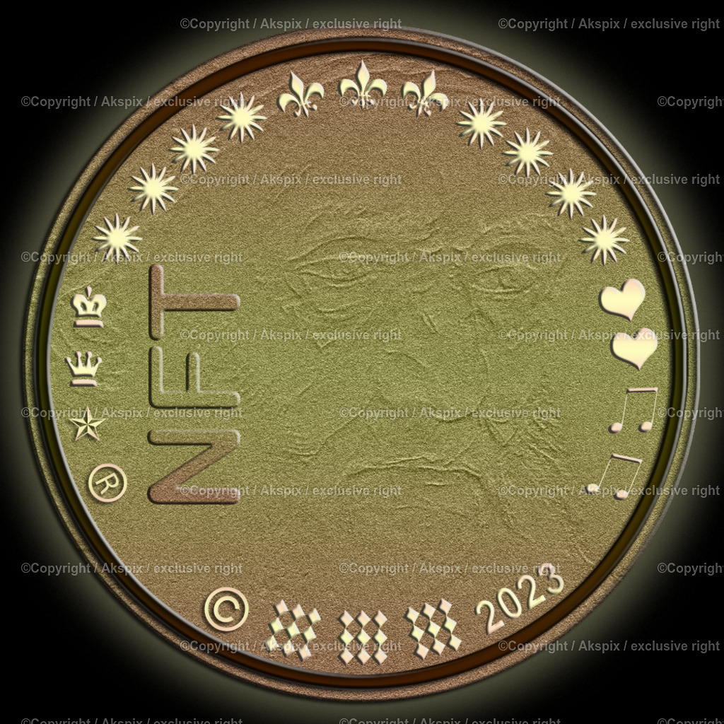NFTs_Coin-2023-2 | Die Bildagentur Akspix ist eine Online-Bildagentur und bietet professionelles und kreatives Bildmaterial Royalty free und Rights Managed. Bildarchiv Akspix bietet eine große Auswahl an kreativen und klassischen Motiven.Frankfurt Fotograf, Fotoshooting