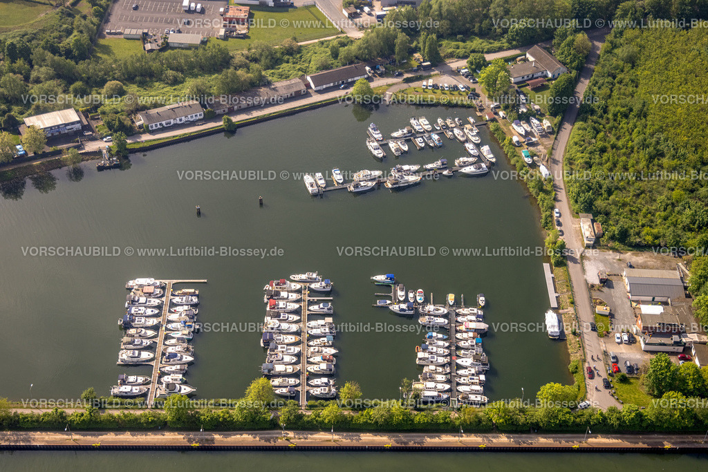 Herne240500012 | Luftbild, Herner Meer mit Yachthafen für Sportboote, Anlegestellen, Rhein-Herne- Kanal, Horsthausen, Herne, Ruhrgebiet, Nordrhein-Westfalen, Deutschland