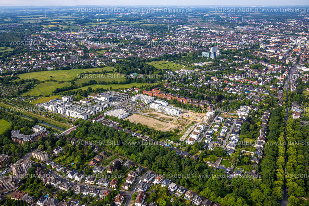 Hamm220600039HSHL | Luftbild, Hochschule Hamm-Lippstadt, HSHL, Campus Hamm, Baustelle und Neubau WissenschaftsQuartier SCI:Q Science Quarter Hamm Paracelsuspark, Uentrop, Hamm, Ruhrgebiet, Nordrhein-Westfalen, Deutschland