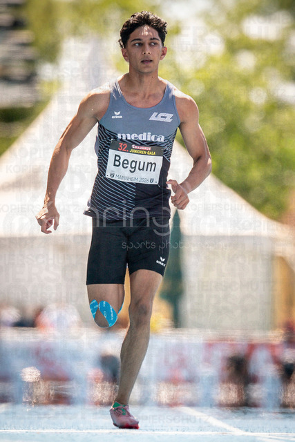 Juniorengala 2026; Mannheim, 13.06.2026 | MANNHEIM, GERMANY - JUNE 13, 2026 :  competing during the Juniorengala 2026 at Michael-Hoffmann-Stadion on June 13, 2026 in Mannheim, Germany.