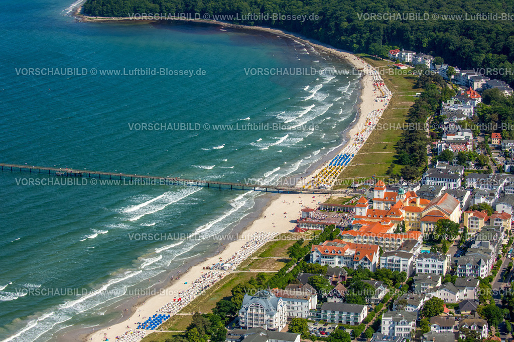 Ostsee16062279Ruegen_Ostseebad Binz | Strand, Kurhaus, Ostseebad Binz, Küstenlinie, Strandkörbe,  Binz, Ostseeküste,Mecklenburg-Vorpommern, Vorpommern, Mecklenburg-Vorpommern, Deutschland