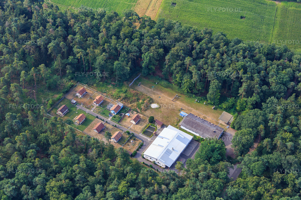Luftbild: Kleintierzuchtverein und Vogelfreunde P22 Hatzenbühl in Hatzenbühl im Bundesland Rheinland-Pfalz in Deutschland. Foto: IMG_108974.jpg vom 15.07.2018 durch Werner Riehm/FLY-FOTO.de