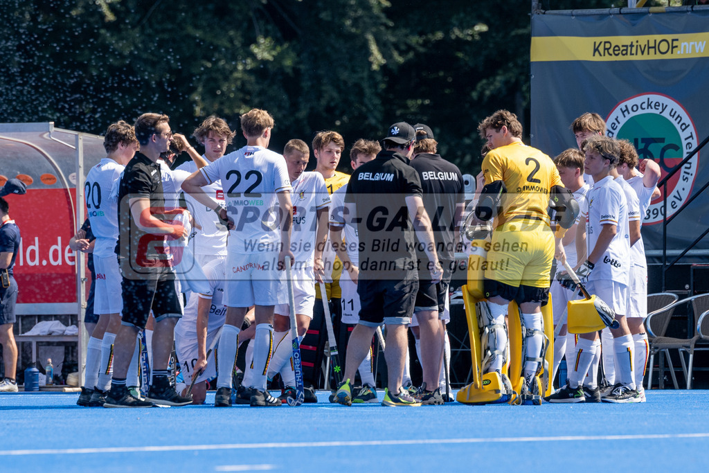 SFE_20230708_0091 | EuroHockey EM U18 Boys Belgium vs Scotland am 08.07.2023 in Krefeld (Gerd-Wellen-Hockeyanlage), Photo: Stephan Fehrmann 2023 (Sports-Gallery)
