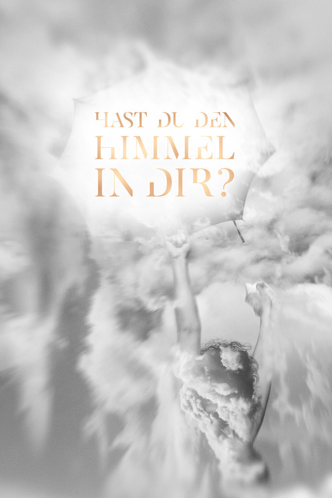 Hast du den Himmel in dir? | Motiv zu Himmelfahrt +++++++++++ ✔ Einzigartiger Designstil von Jonathan Schöps (Master of Arts) +++ ✔ Mit deinem Kauf unterstützt du direkt den selbstständigen Gestalter, unabhängig von Zwischenhändlern +++ ✔ sicher bezahlen per Rechnung, Paypal, Kreditkarte, Vorkasse oder Lastschrift +++ Meine Kunden bewerten undarstellbar mit 4,9/5 ⭐⭐⭐⭐⭐ Sternen.