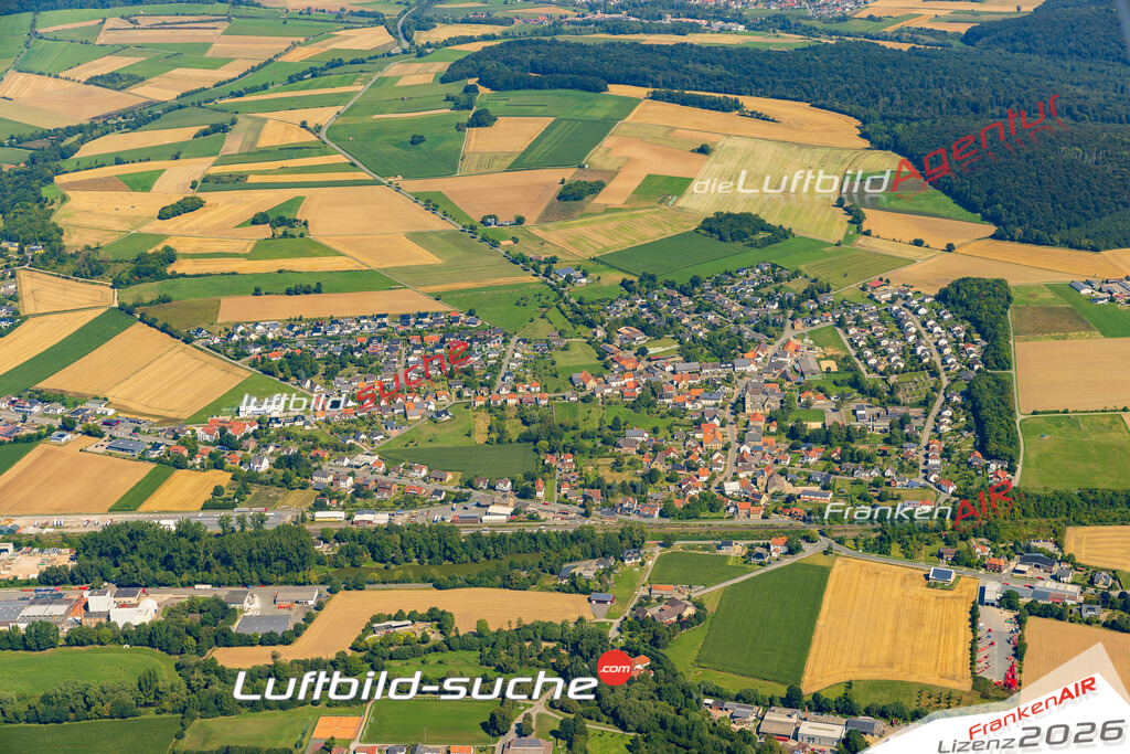 Schöne Luftaufnahme als Geschenk in Rimbeck Warburg - Die Luftbildaufnahme wurde 2025 vom UL-Flugzeug heraus erstellt ( keine Drohne ) - Hochauflösende Luftaufnahme -Nicht vergleichbar mit Google Maps oder Satelittenbilder- Die Geschenkidee !Mit Lizenz und Bildrechte bestellbar