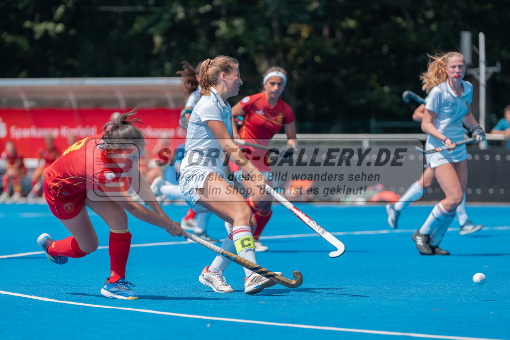 HK_20230710_2-36 | Euro Hockey WU18 Spain - Austria Championship Girls &amp; Boys am 10.7.2023 CHTC , Krefeld ,
