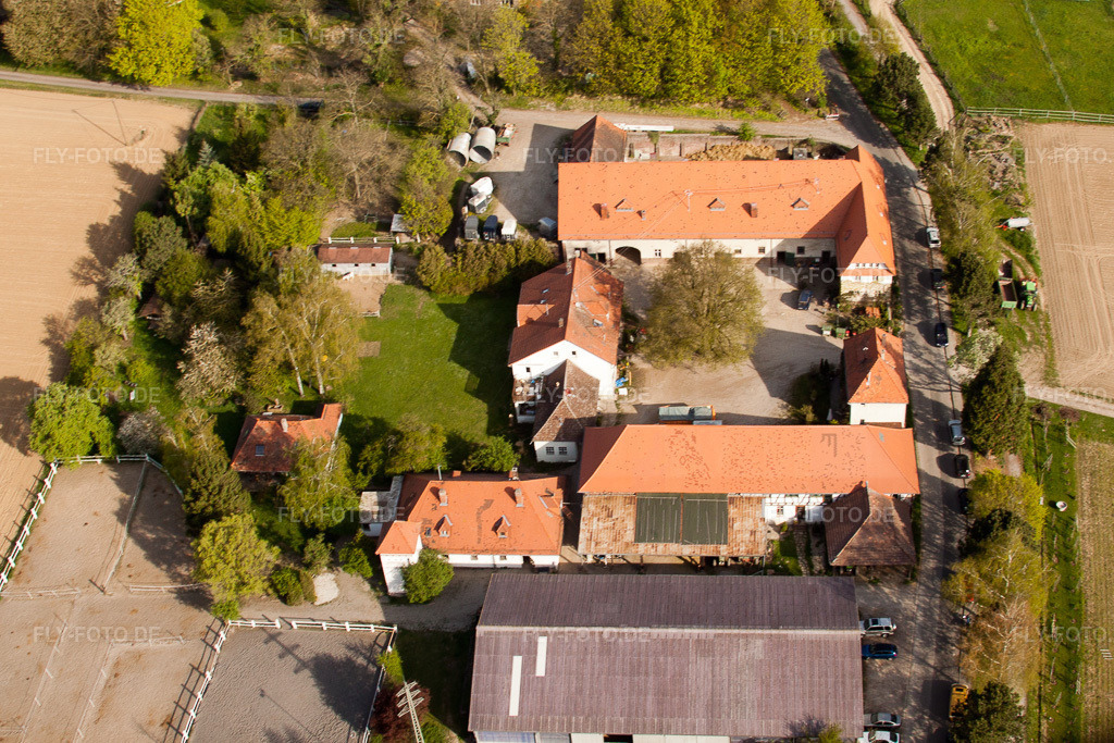 Luftbild: Durlach, Rittnerthof im Ortsteil Durlach in Karlsruhe im Bundesland Baden-Württemberg in Deutschland. Foto: IMG_25914.jpg vom 23.04.2010 durch Werner Riehm/FLY-FOTO.de