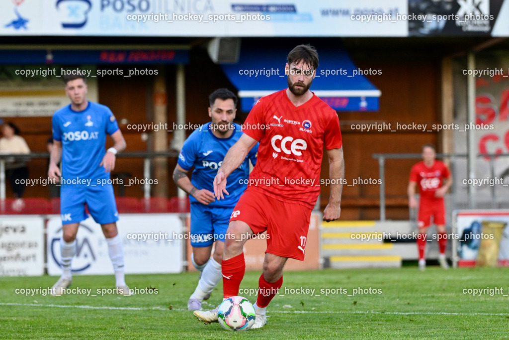 SAK vs. SC ST. Veit | #17 Moritz Leitner SC St.Veit, #10 Yosifov Svetlozar Angelov SAK, SAK vs. SC ST. Veit, SAK vs. SC ST. Veit am 30.04.2025 in Klagenfurt (Sportpark Welzenegg), Austria, (Photo by Bernd Stefan)