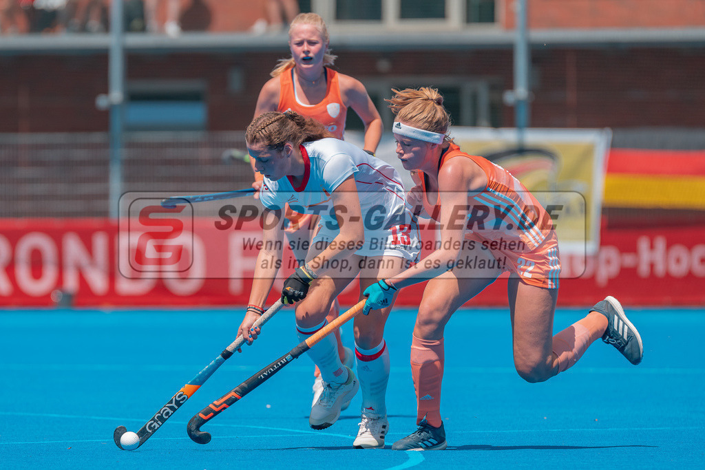 HK_20230711_101110 | Euro Hockey WU18 Spain vs Netherlands Championship Girls &amp; Boys am 11.7.2023 CHTC , Krefeld ,