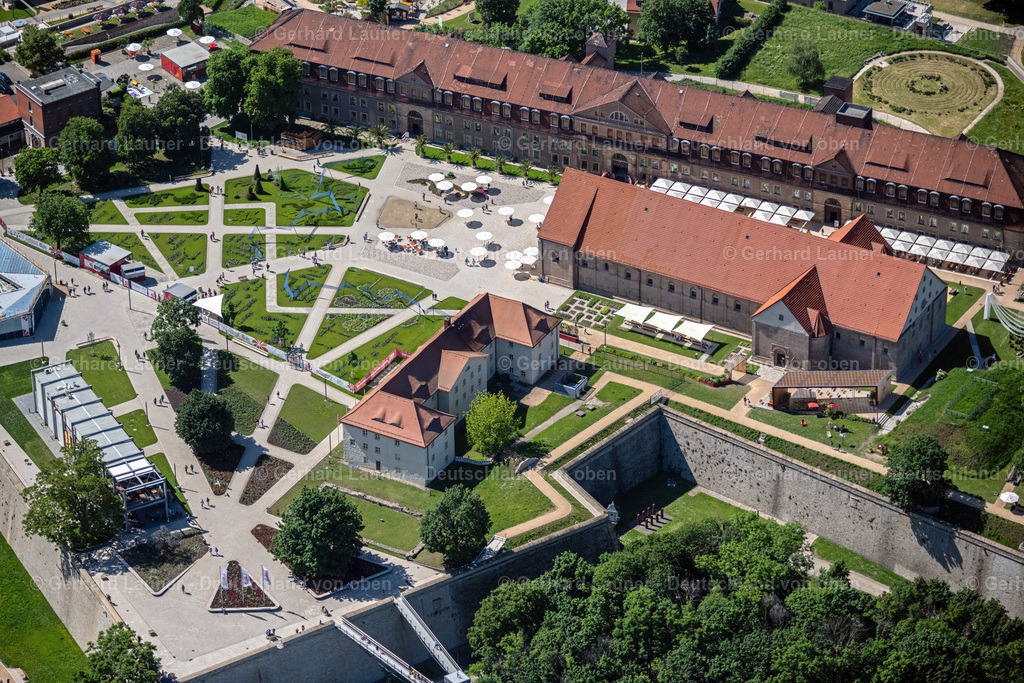 4045772 | ERFURT 14.06.2021 "Peterskirche " auf dem Innenhof der Zitadelle zur Bundesgartenschau 2021 auf dem Petersberg in Erfurt im Bundesland Thüringen, Deutschland. Weiterführende Informationen bei: Bundesgartenschau Erfurt 2021 gemeinnützige GmbH,  Nüthen Restaurierungen GmbH + Co. KG. // "Peterskirche" for the Federal Garden Show 2021 on the Zitadelle Petersberg in Erfurt in the state of Thuringia, Germany. Further information at: Bundesgartenschau Erfurt 2021 gemeinnuetzige GmbH,  Nuethen Restaurierungen GmbH + Co. KG. Foto: Gerhard Launer