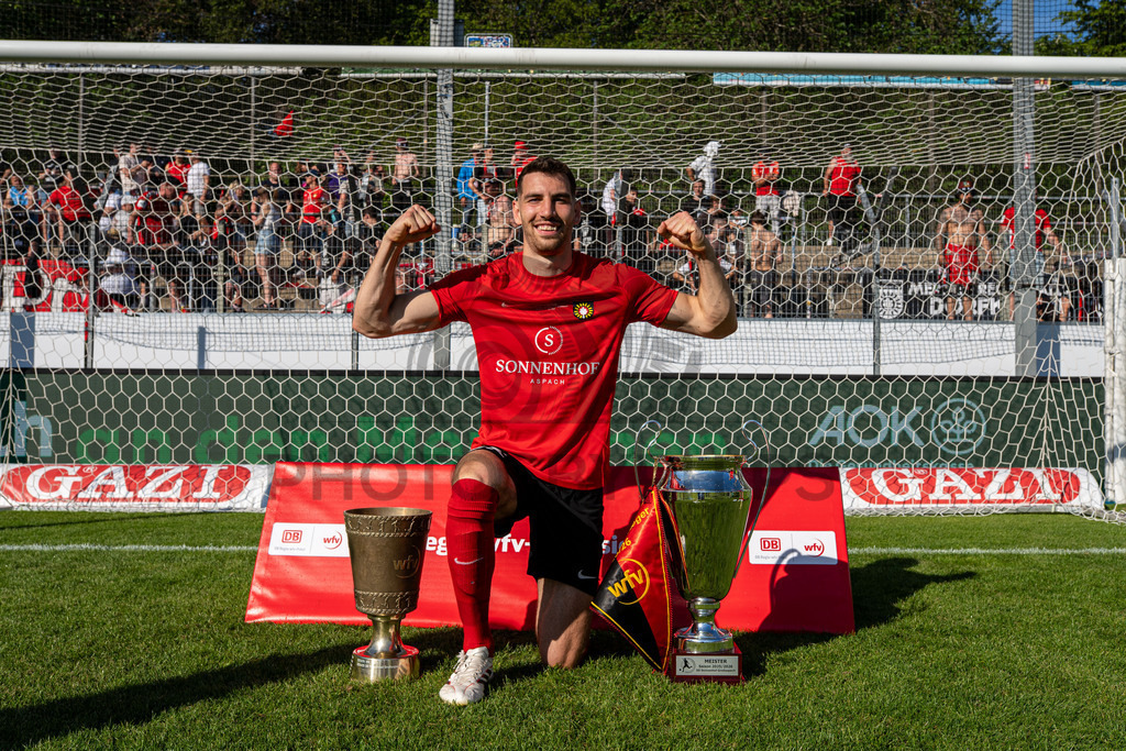 Stuttgarter Kickers vs. SG Sonnenhof Großaspach, Fussball, WFV-Pokal, Finale, 23.05.2026 | Arbnor Nuraj (SG Sonnenhof Großaspach, #25),Stuttgarter Kickers vs. SG Sonnenhof Großaspach, Fussball, WFV-Pokal, Finale, 23.05.2026